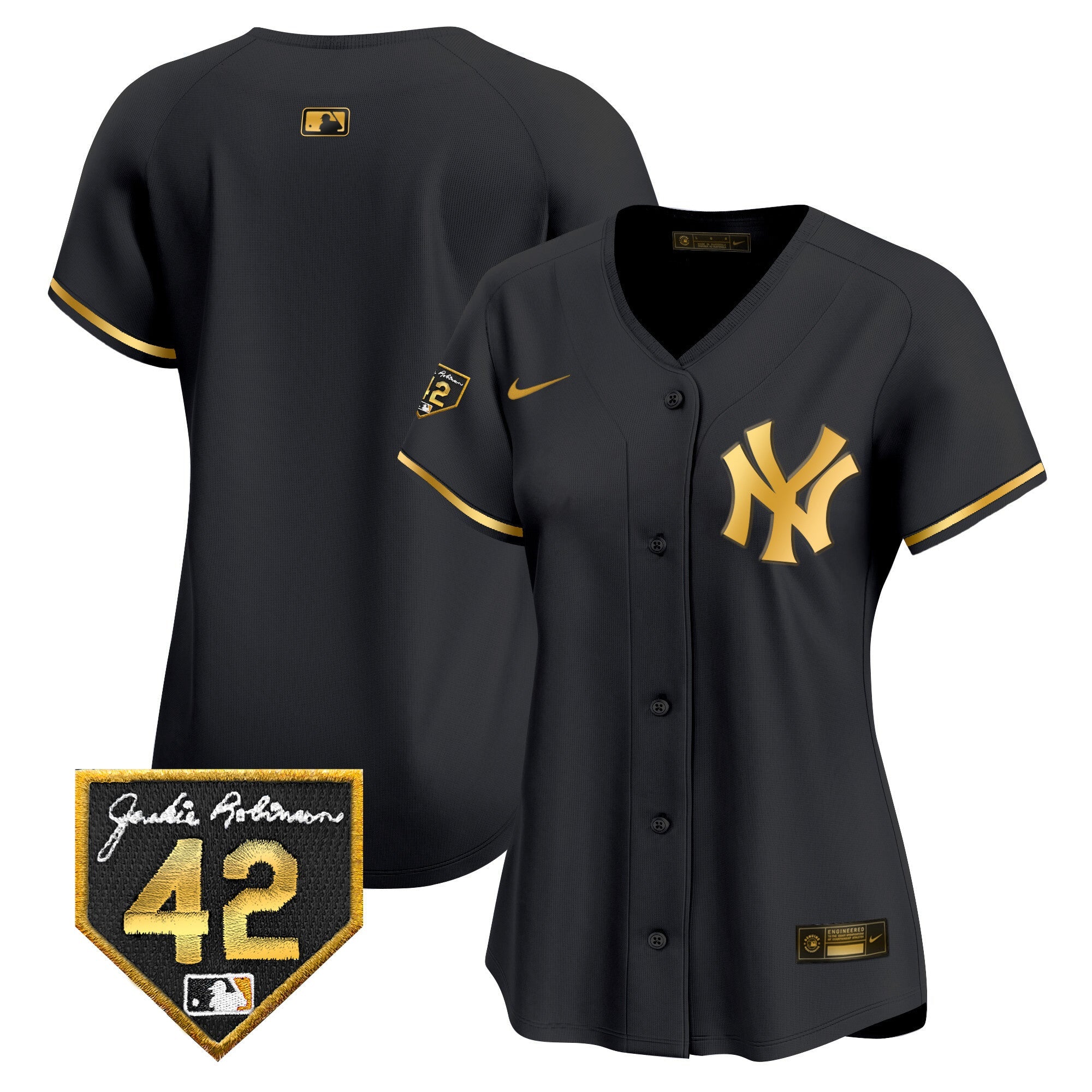 Women’s New York 2024 Jackie Robinson Patch Vapor Premier Limited Jersey