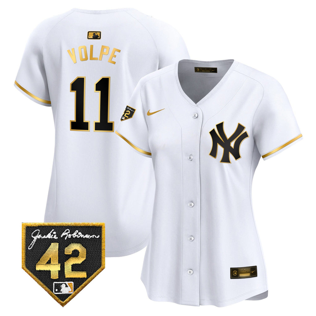 Women’s New York 2024 Jackie Robinson Patch Vapor Premier Limited Jersey