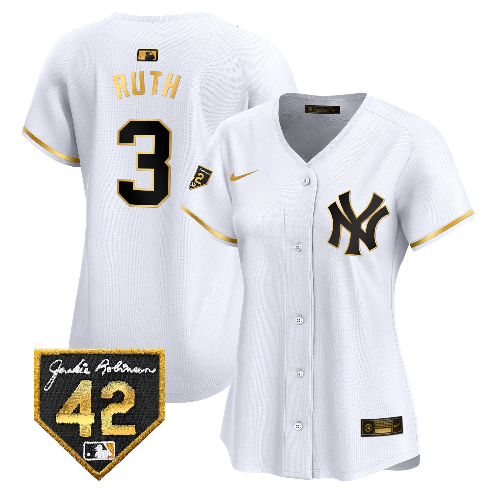Women’s New York 2024 Jackie Robinson Patch Vapor Premier Limited Jersey