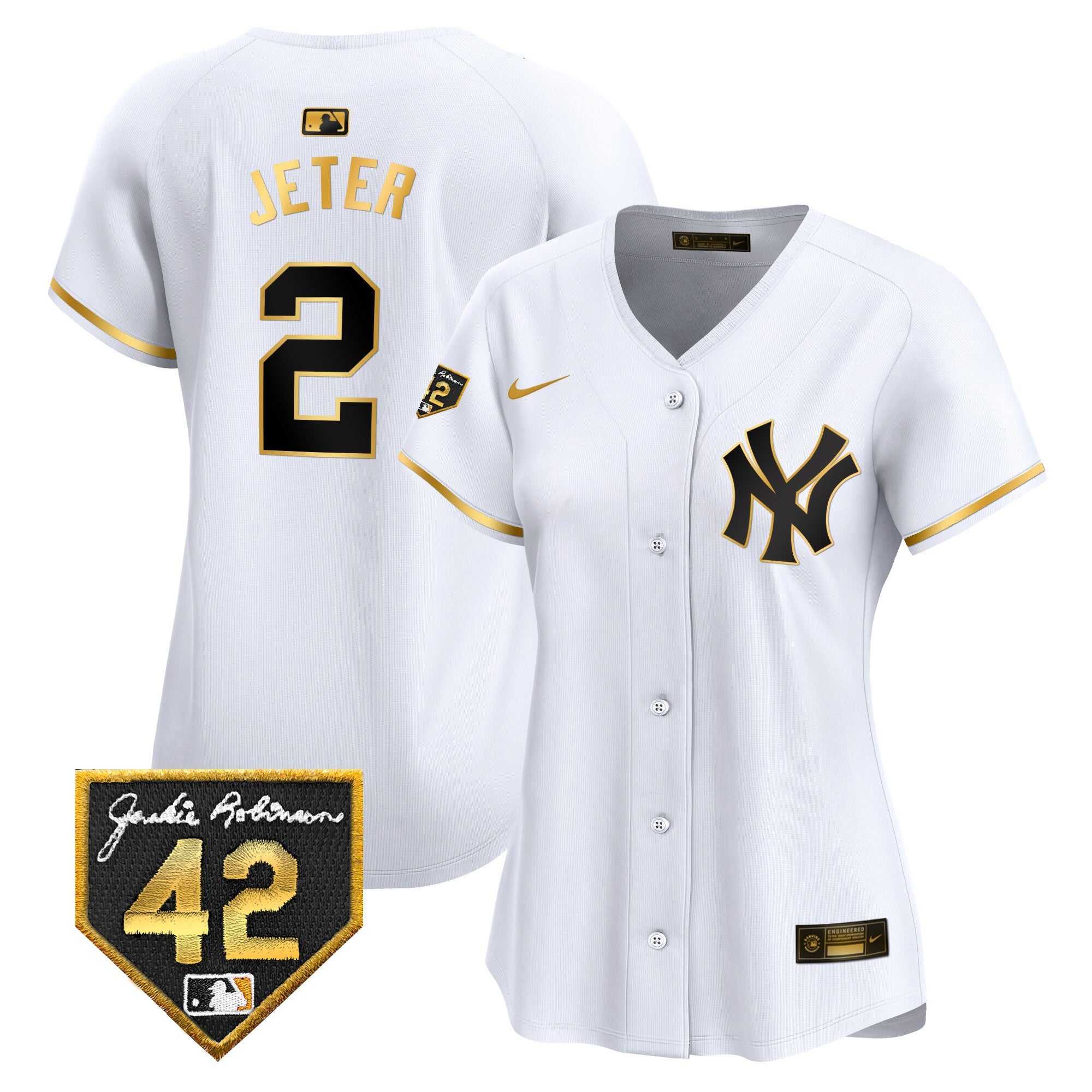 Women’s New York 2024 Jackie Robinson Patch Vapor Premier Limited Jersey