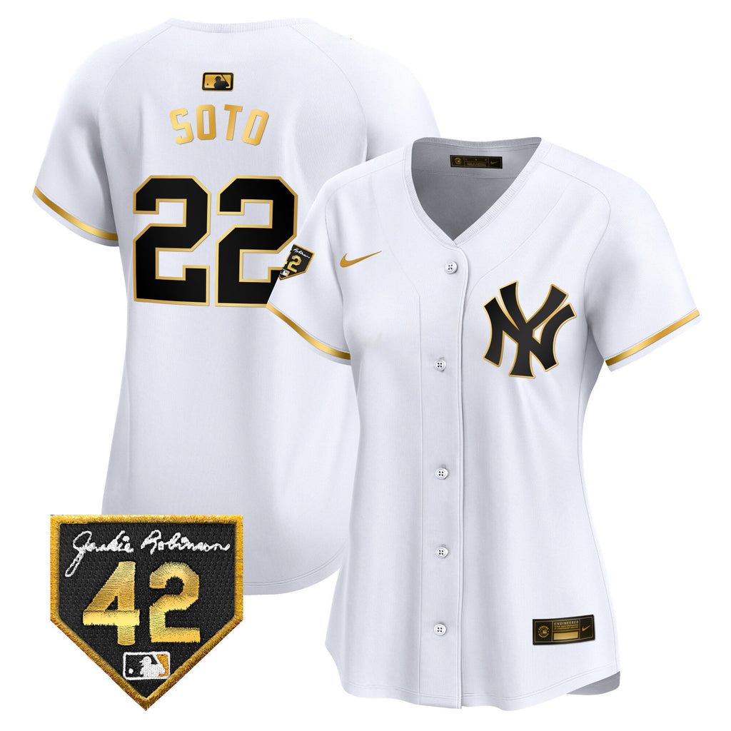 Women’s New York 2024 Jackie Robinson Patch Vapor Premier Limited Jersey