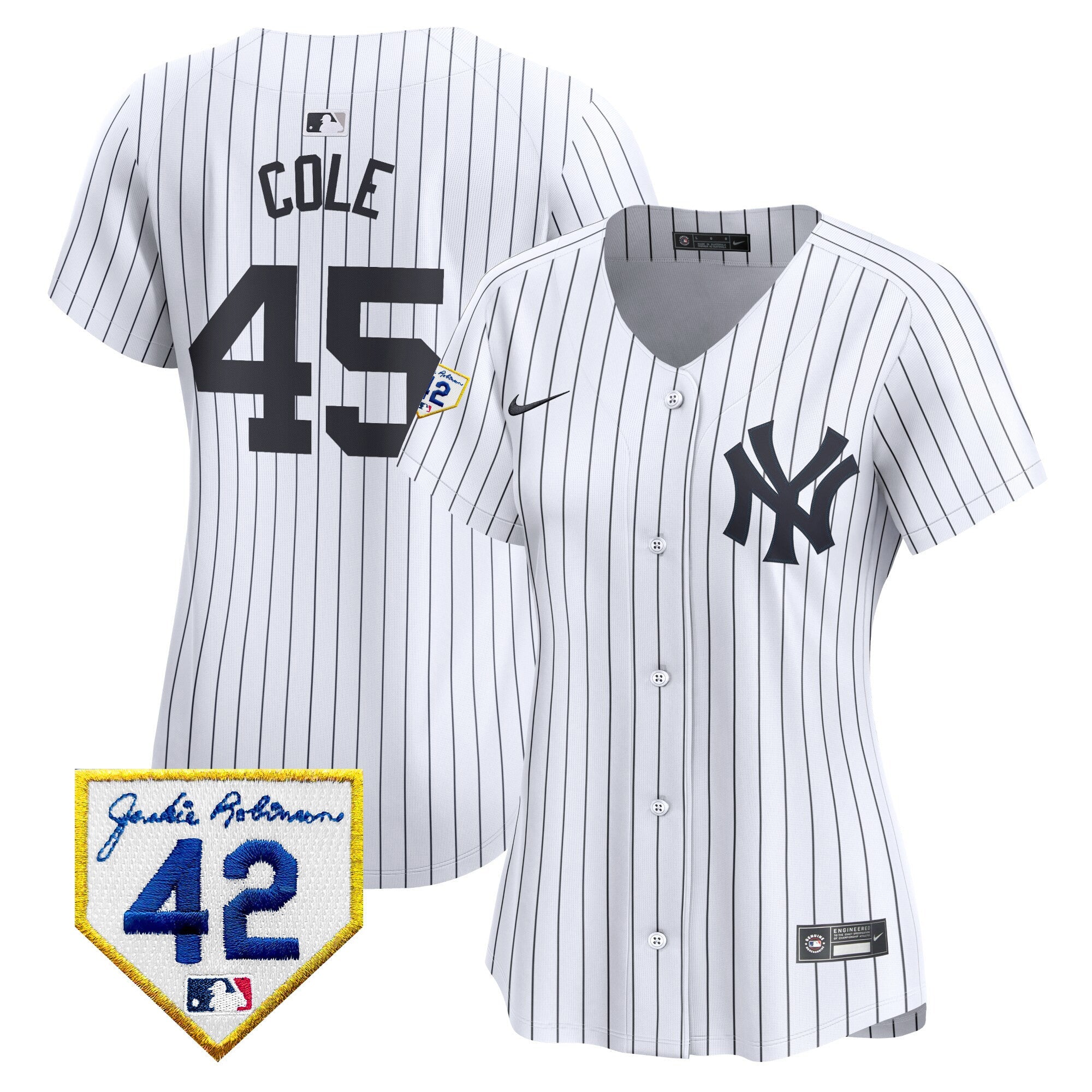 Women’s New York 2024 Jackie Robinson Patch Vapor Premier Limited Jersey