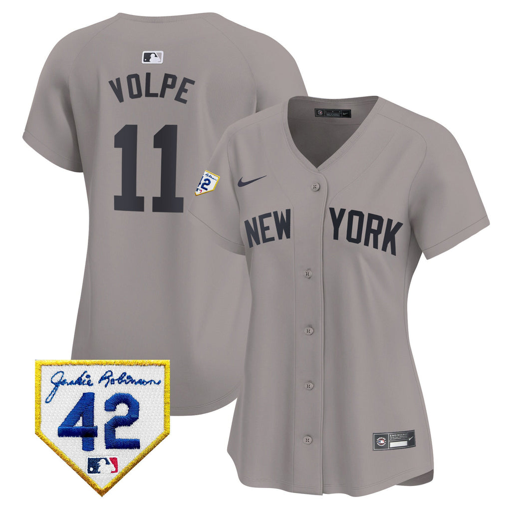 Women’s New York 2024 Jackie Robinson Patch Vapor Premier Limited Jersey