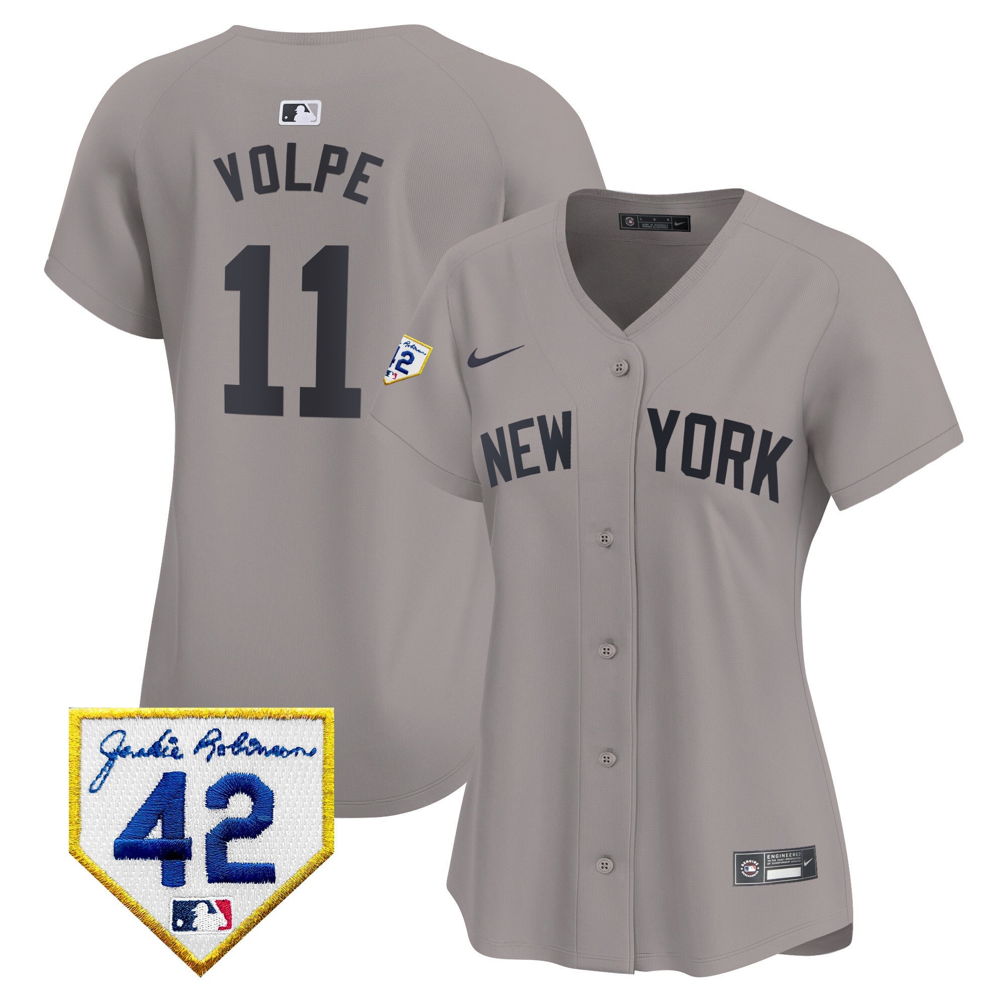 Women’s New York 2024 Jackie Robinson Patch Vapor Premier Limited Jersey