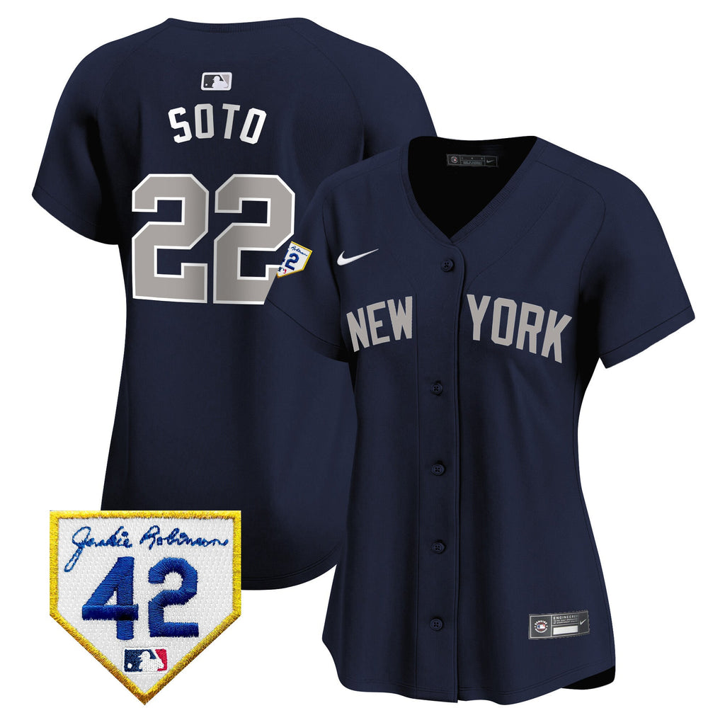 Women’s New York 2024 Jackie Robinson Patch Vapor Premier Limited Jersey