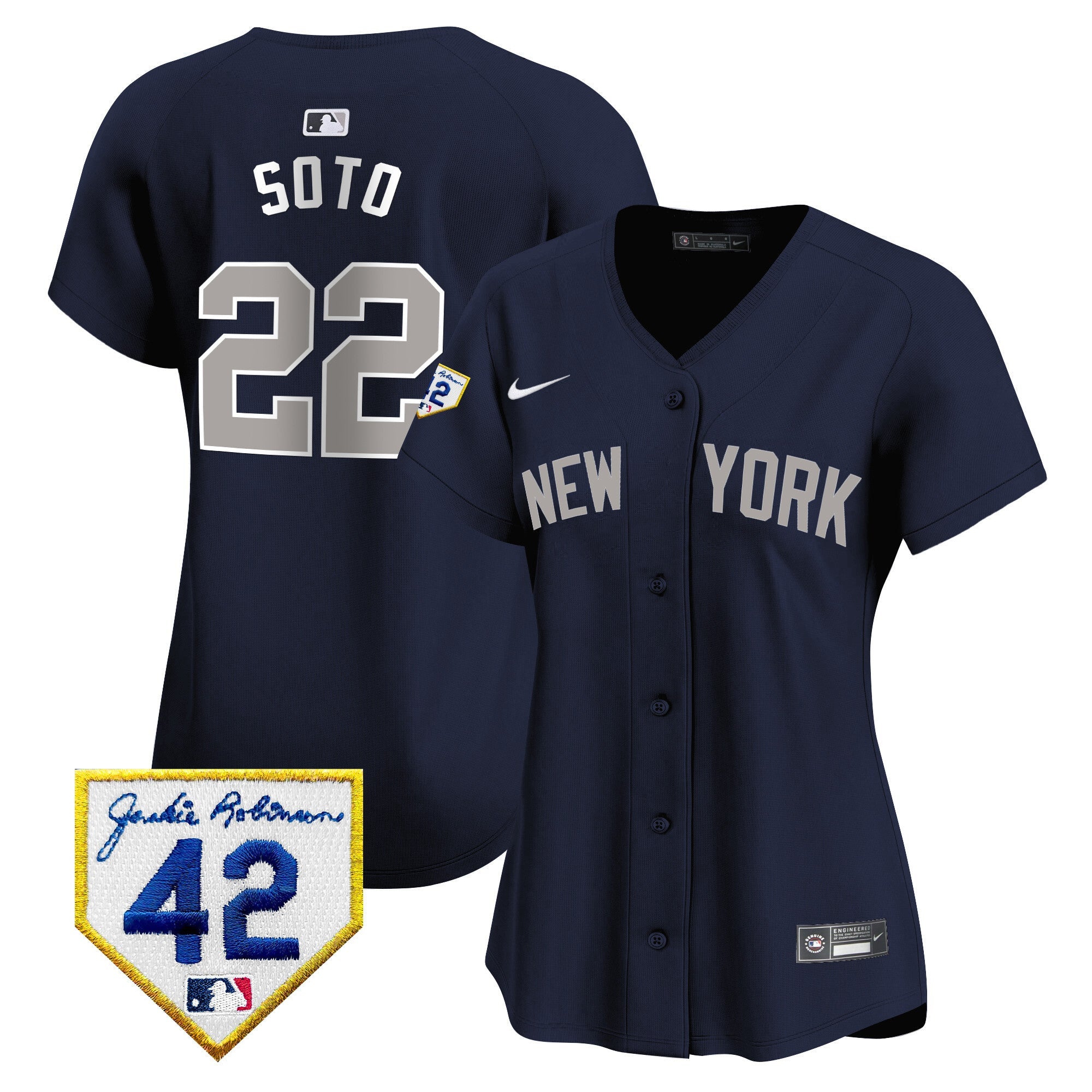 Women’s New York 2024 Jackie Robinson Patch Vapor Premier Limited Jersey