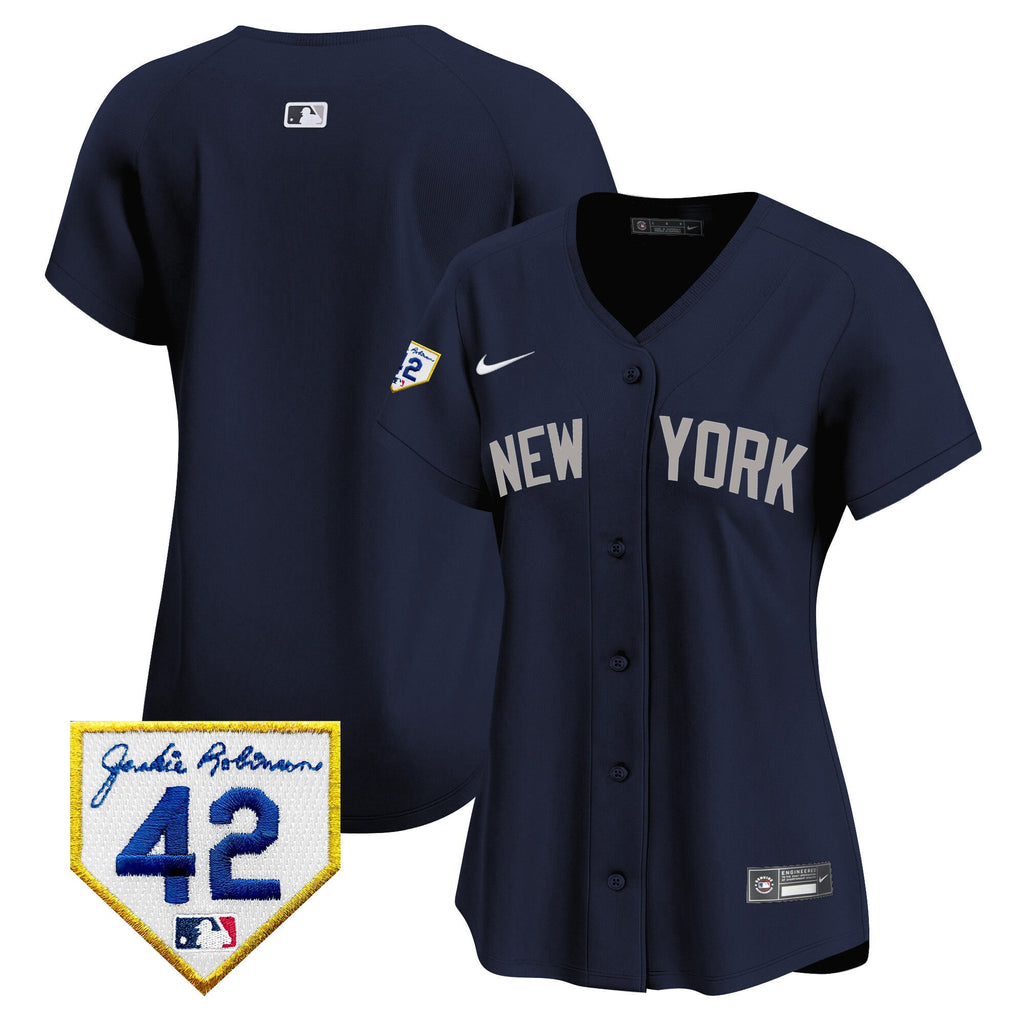 Women’s New York 2024 Jackie Robinson Patch Vapor Premier Limited Jersey