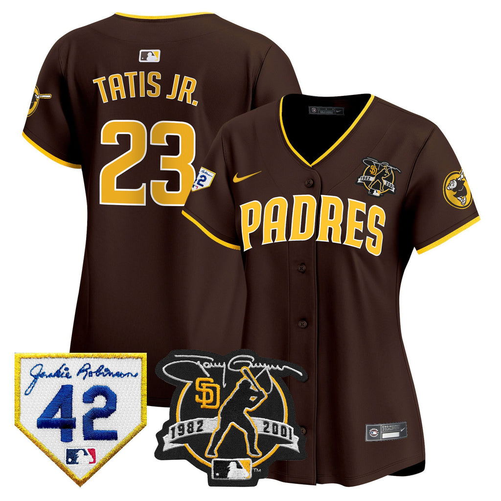 Women’s 2024 Tony Gwynn & Robinson Patch Vapor Premier Limited Jersey
