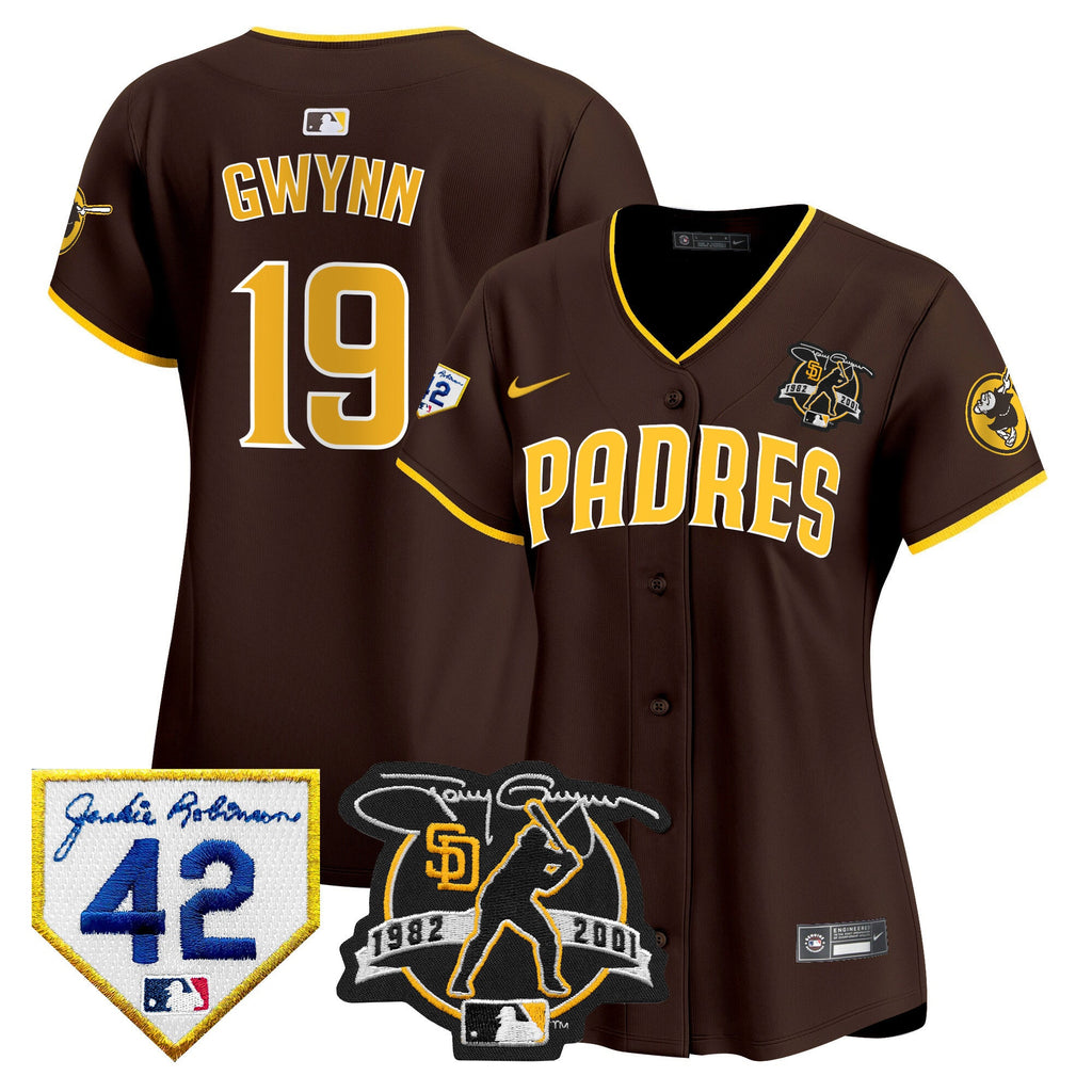 Women’s 2024 Tony Gwynn & Robinson Patch Vapor Premier Limited Jersey