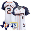 Women’s Houston 2024 Jackie Robinson Patch Vapor Premier Limited Jersey