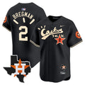Men’s Houston Cactus Jack Patch Vapor Premier Limited Jersey V10 – Stitched