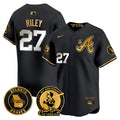 Men’s Atlanta Hank Aaron 715th Home Run Patch Vapor Premier Limited Jersey V2
