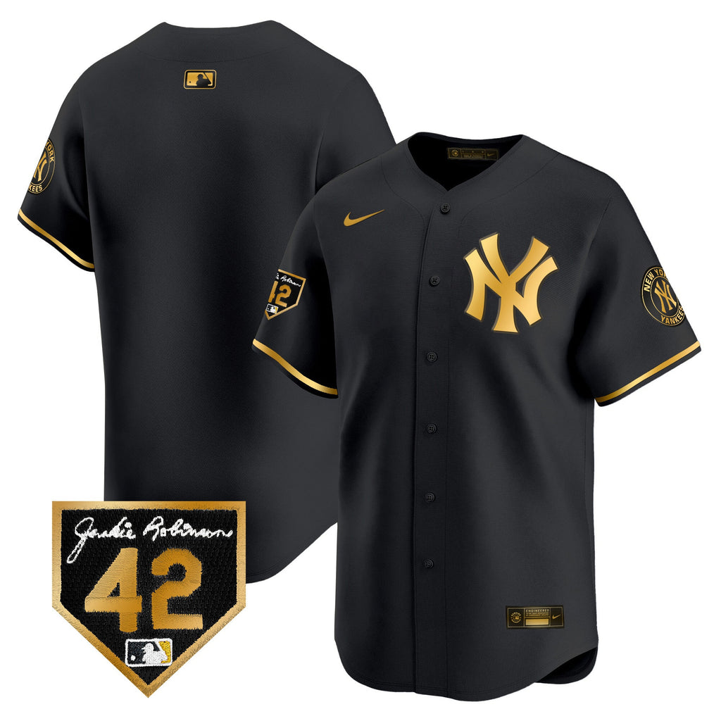Men’s New York 2024 Jackie Robinson Patch Vapor Premier Limited Jersey