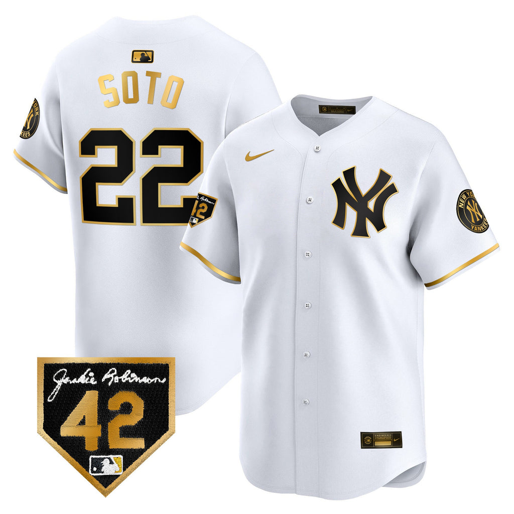 Men’s New York 2024 Jackie Robinson Patch Vapor Premier Limited Jersey