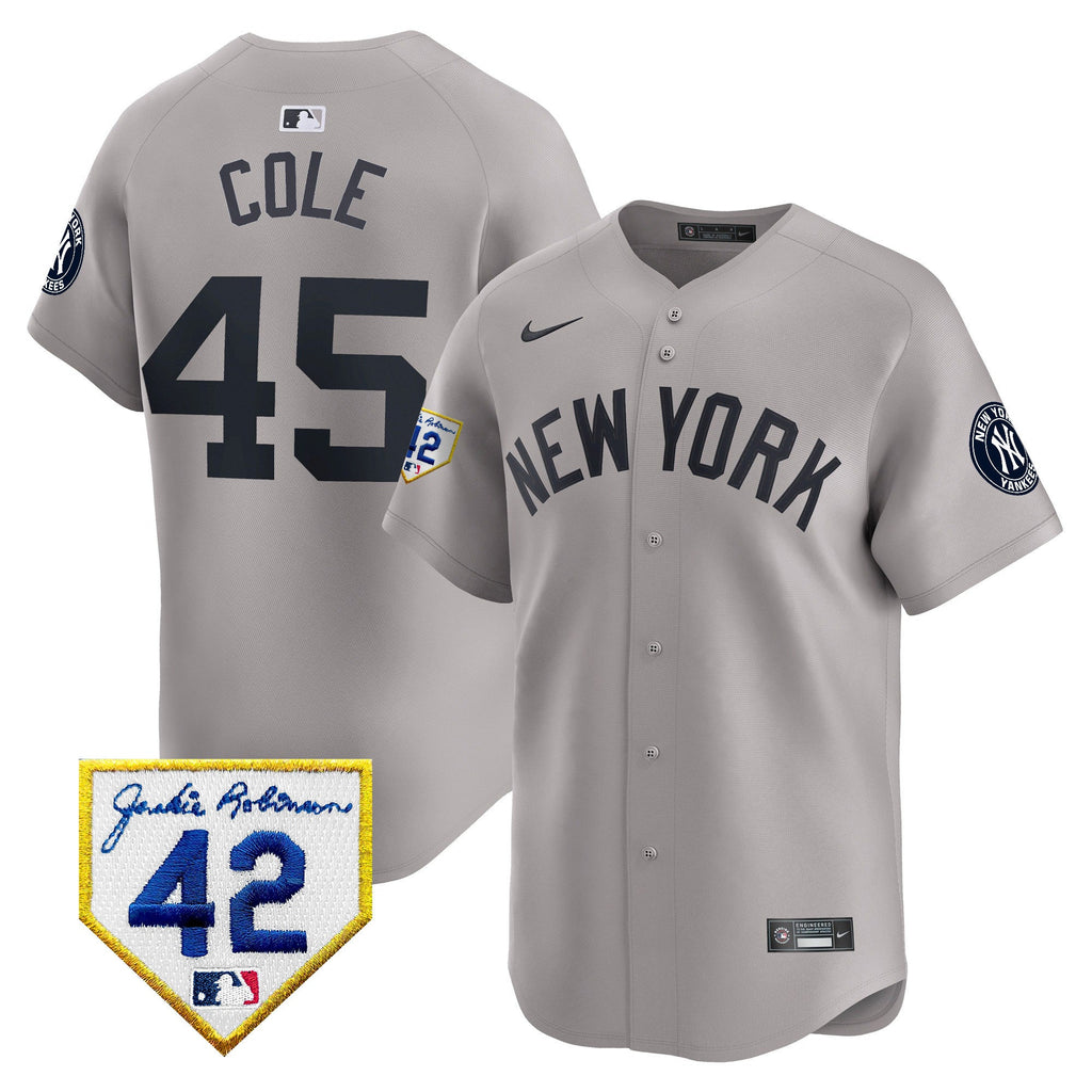 Men’s New York 2024 Jackie Robinson Patch Vapor Premier Limited Jersey