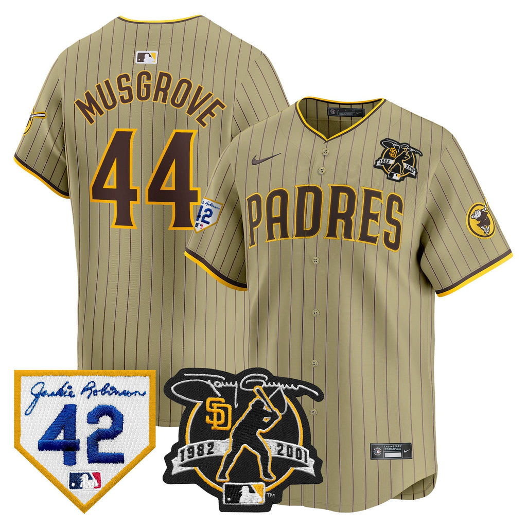 Men’s 2024 Tony Gwynn & Robinson Patch Vapor Premier Limited Jersey