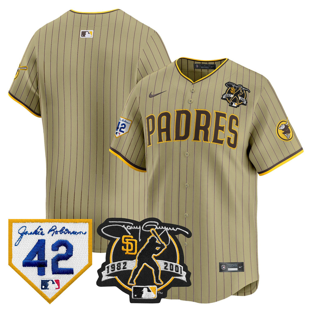 Men’s 2024 Tony Gwynn & Robinson Patch Vapor Premier Limited Jersey