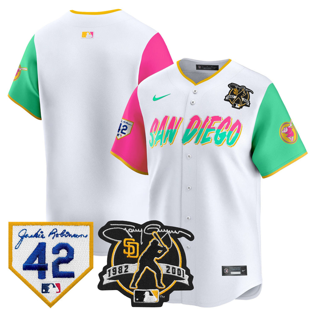 Men’s 2024 Tony Gwynn & Robinson Patch Vapor Premier Limited Jersey