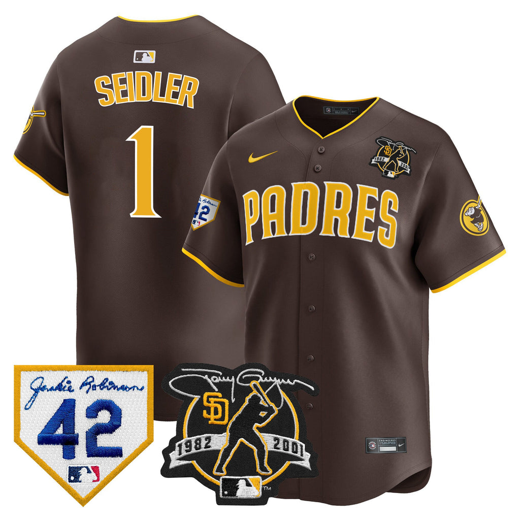 Men’s 2024 Tony Gwynn & Robinson Patch Vapor Premier Limited Jersey