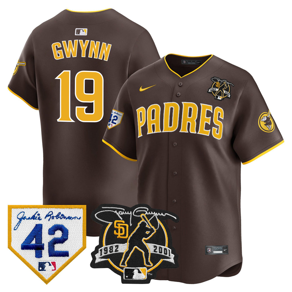 Men’s 2024 Tony Gwynn & Robinson Patch Vapor Premier Limited Jersey