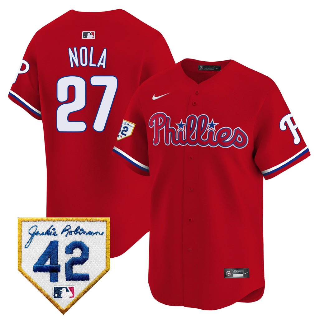 Men’s 2024 Jackie Robinson Patch Vapor Premier Limited Jersey