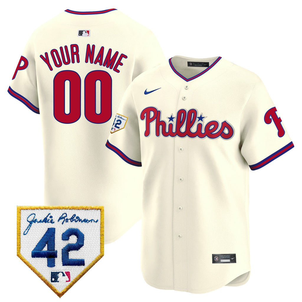 Jackie 2024 Robinson Patch Vapor Premier Limited Custom Jersey