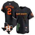 Men’s Houston Cactus Jack Patch Vapor Premier Limited Jersey V9 – Stitched
