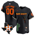Houston Cactus Jack Patch Vapor Premier Limited Custom Jersey V9 – Stitched