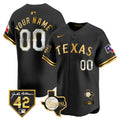 Texas 2024 Jackie Robinson Patch Vapor Premier Limited Custom Jersey