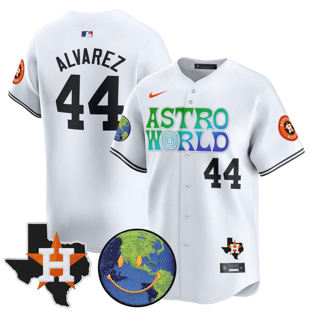 Men’s Houston Cactus Jack Astro World Vapor Premier Limited Jersey