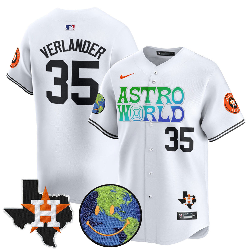 Men’s Houston Cactus Jack Astro World Vapor Premier Limited Jersey