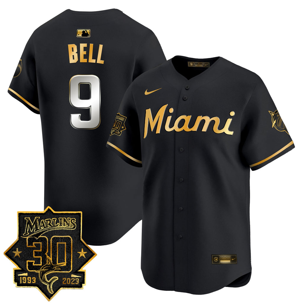 Men’s Miami 30 Seasons Anniversary Patch Vapor Premier Limited Jersey