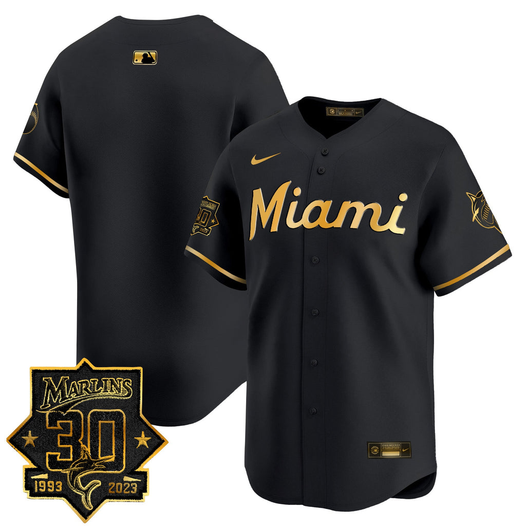Men’s Miami 30 Seasons Anniversary Patch Vapor Premier Limited Jersey