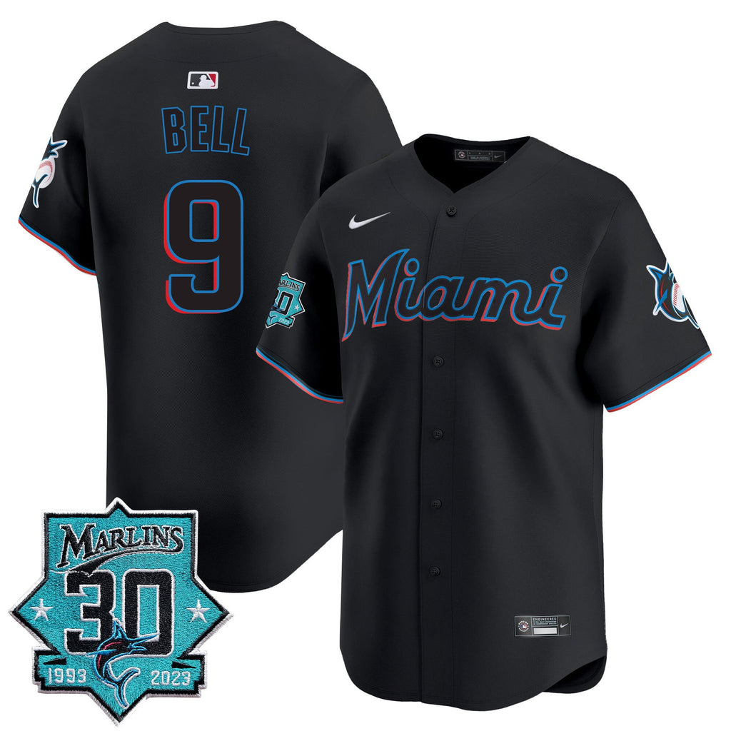 Men’s Miami 30 Seasons Anniversary Patch Vapor Premier Limited Jersey