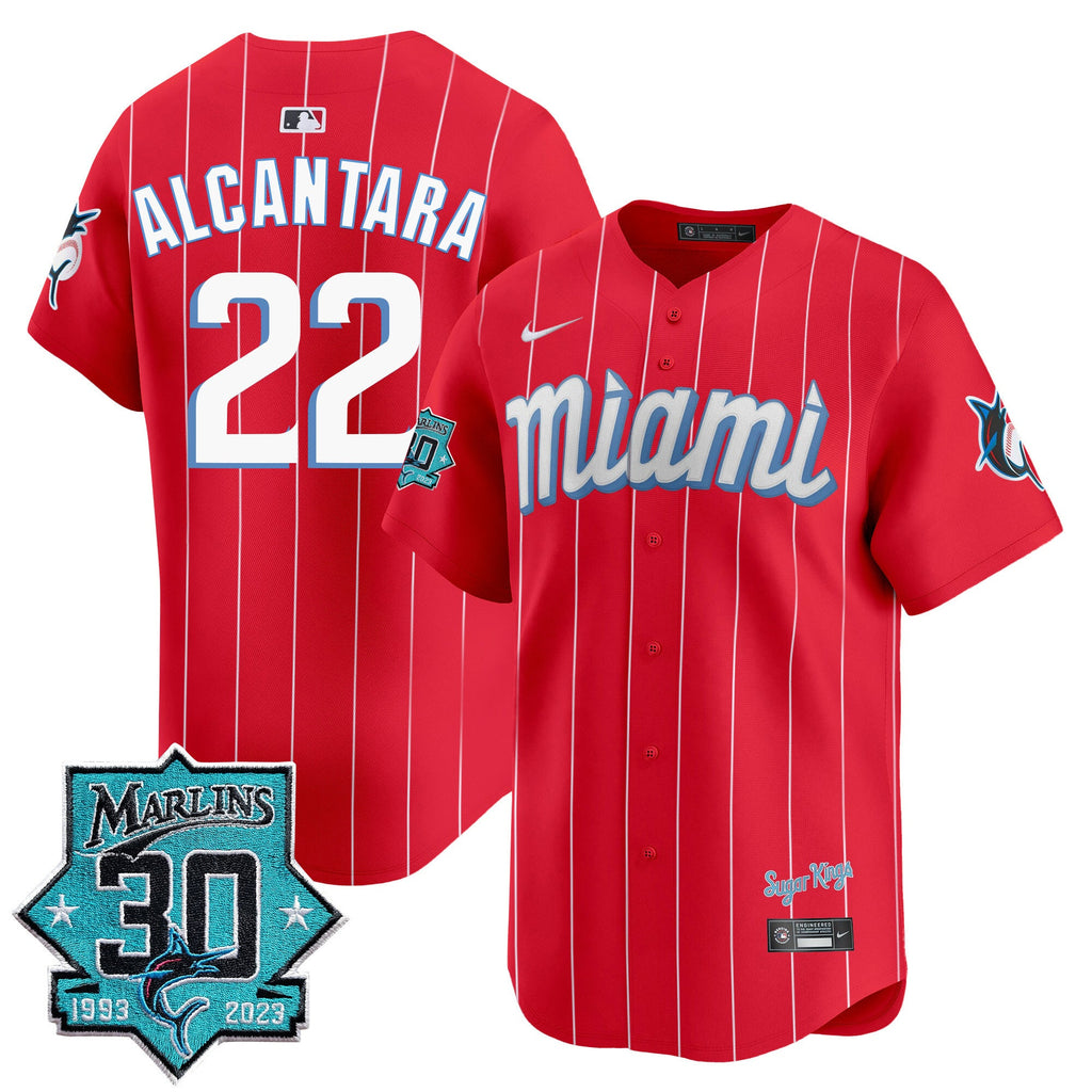 Men’s Miami 30 Seasons Anniversary Patch Vapor Premier Limited Jersey