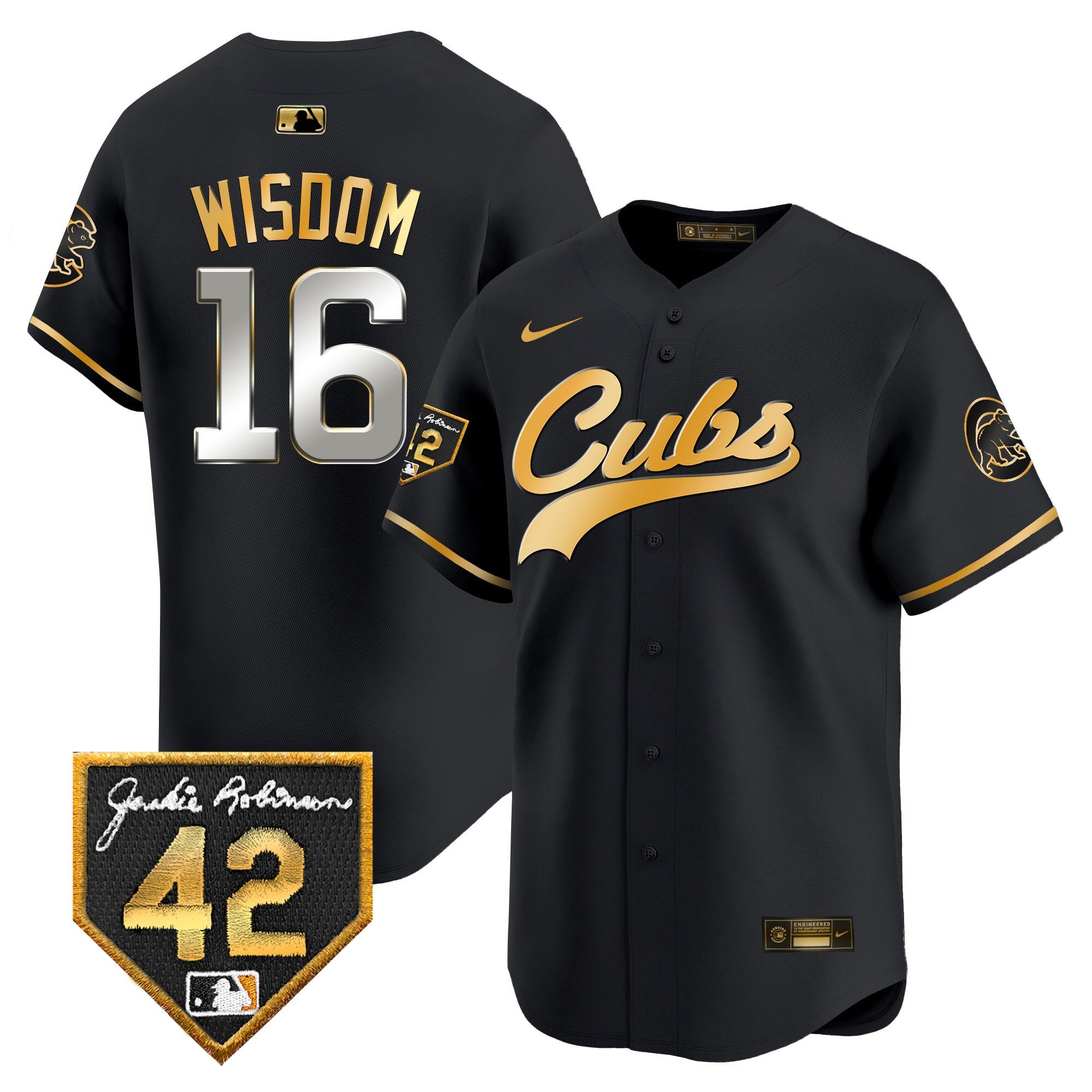 Men’s Chicago 2024 Jackie Robinson Patch Vapor Premier Limited Jersey