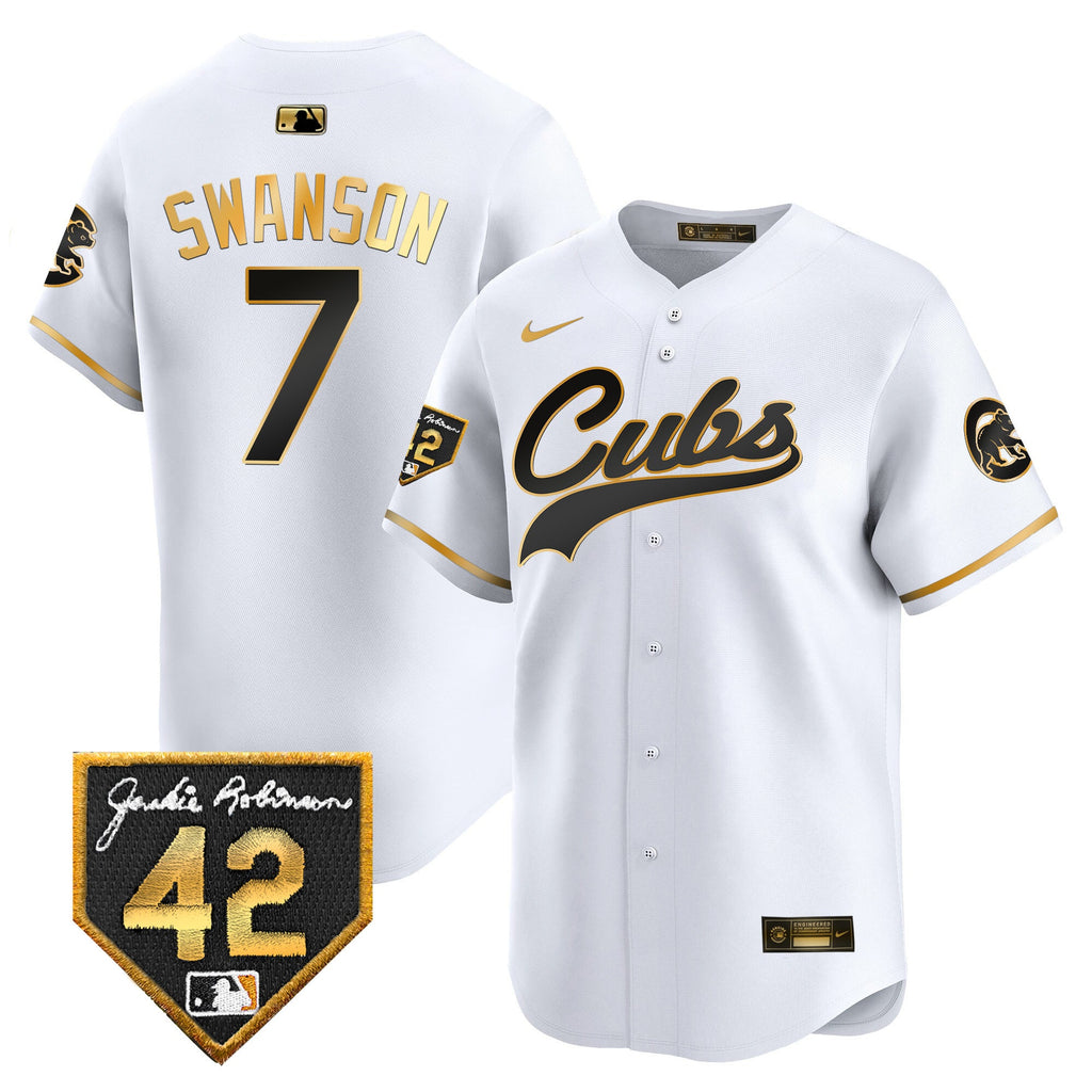 Men’s Chicago 2024 Jackie Robinson Patch Vapor Premier Limited Jersey