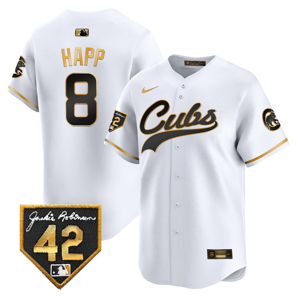 Men’s Chicago 2024 Jackie Robinson Patch Vapor Premier Limited Jersey