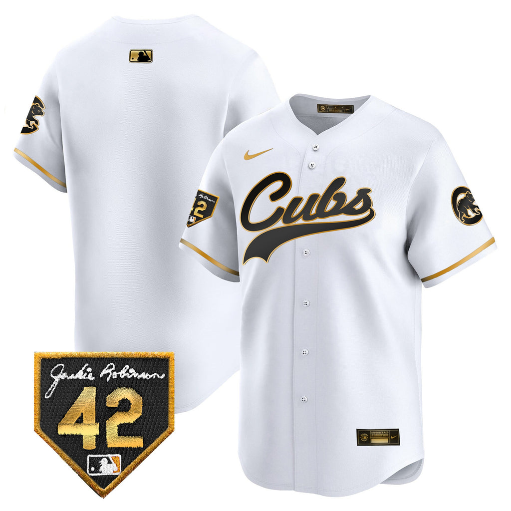 Men’s Chicago 2024 Jackie Robinson Patch Vapor Premier Limited Jersey