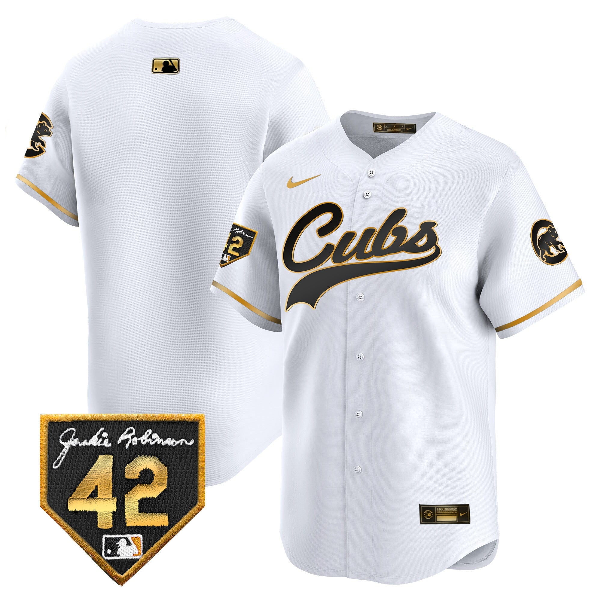 Men’s Chicago 2024 Jackie Robinson Patch Vapor Premier Limited Jersey