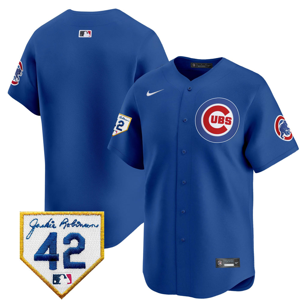 Men’s Chicago 2024 Jackie Robinson Patch Vapor Premier Limited Jersey