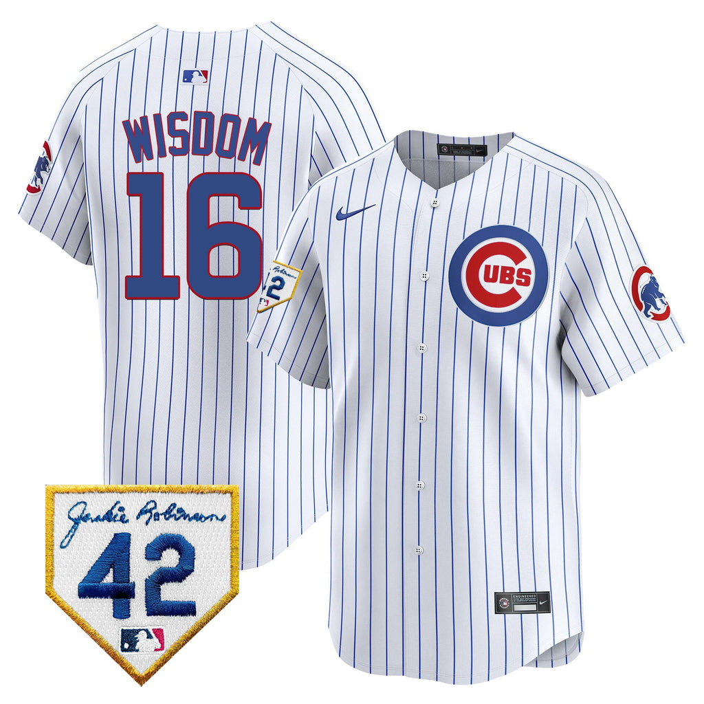 Men’s Chicago 2024 Jackie Robinson Patch Vapor Premier Limited Jersey
