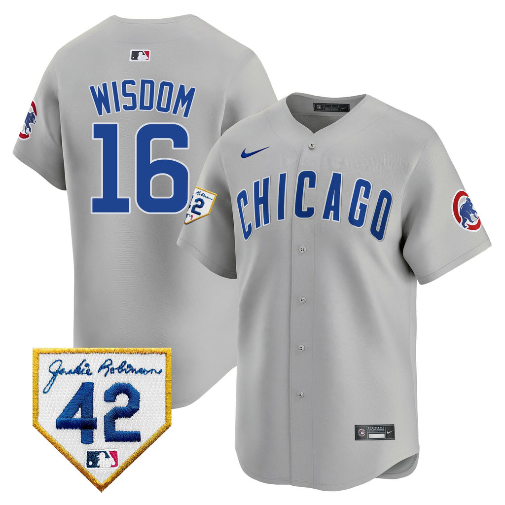 Men’s Chicago 2024 Jackie Robinson Patch Vapor Premier Limited Jersey
