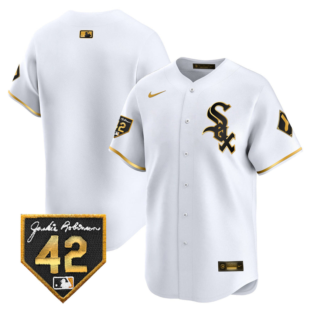 Men’s Chicago 2024 Jackie Robinson Patch Vapor Premier Limited Jersey