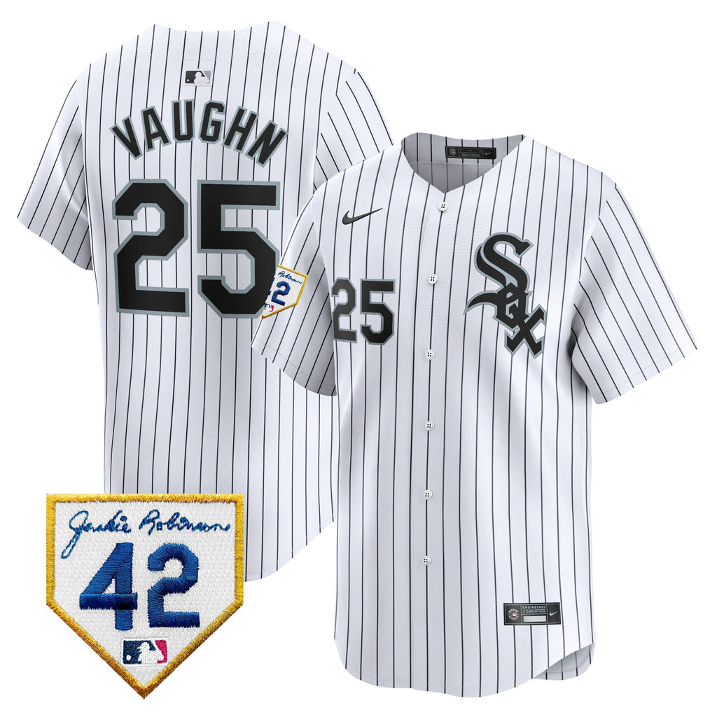 Men’s Chicago 2024 Jackie Robinson Patch Vapor Premier Limited Jersey