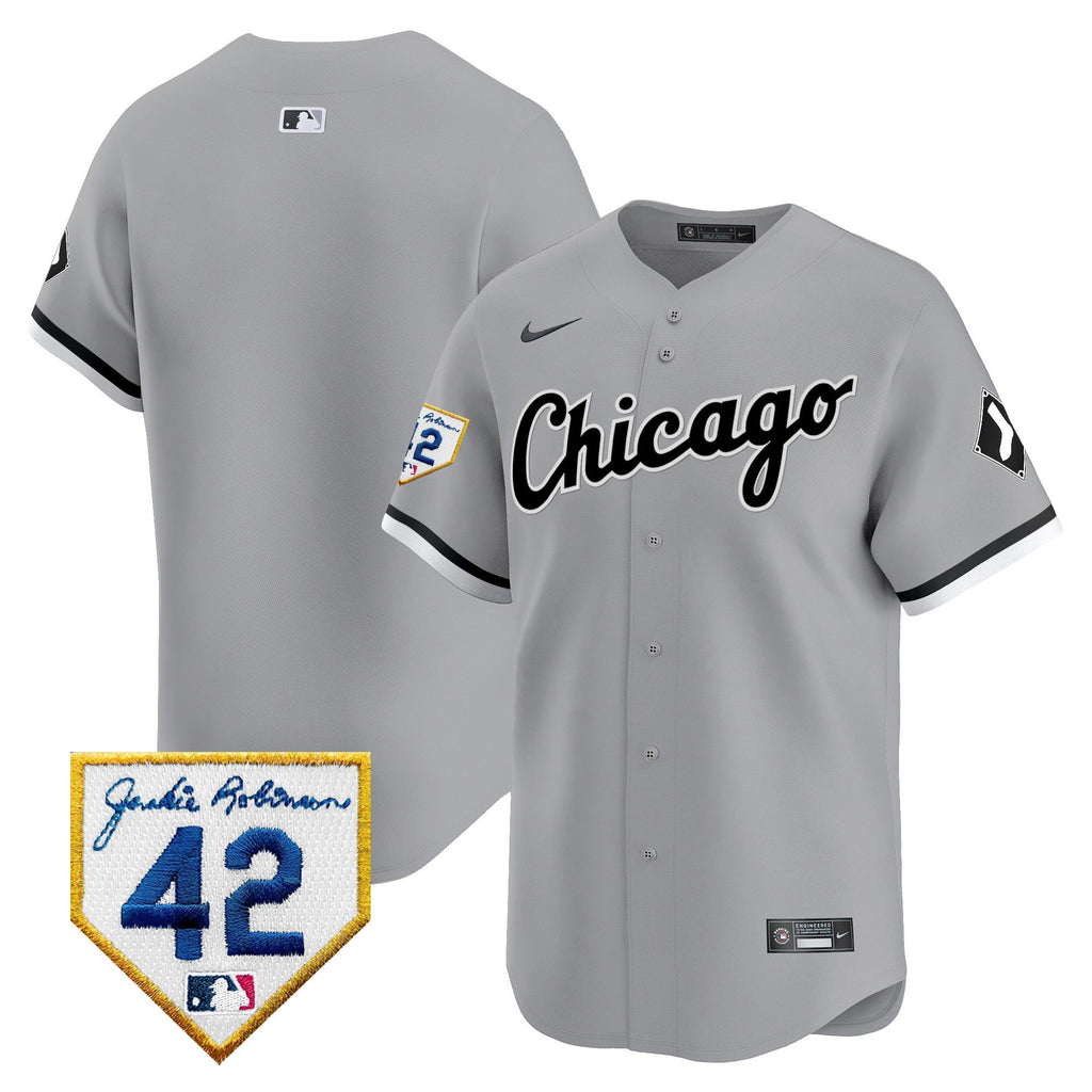 Men’s Chicago 2024 Jackie Robinson Patch Vapor Premier Limited Jersey