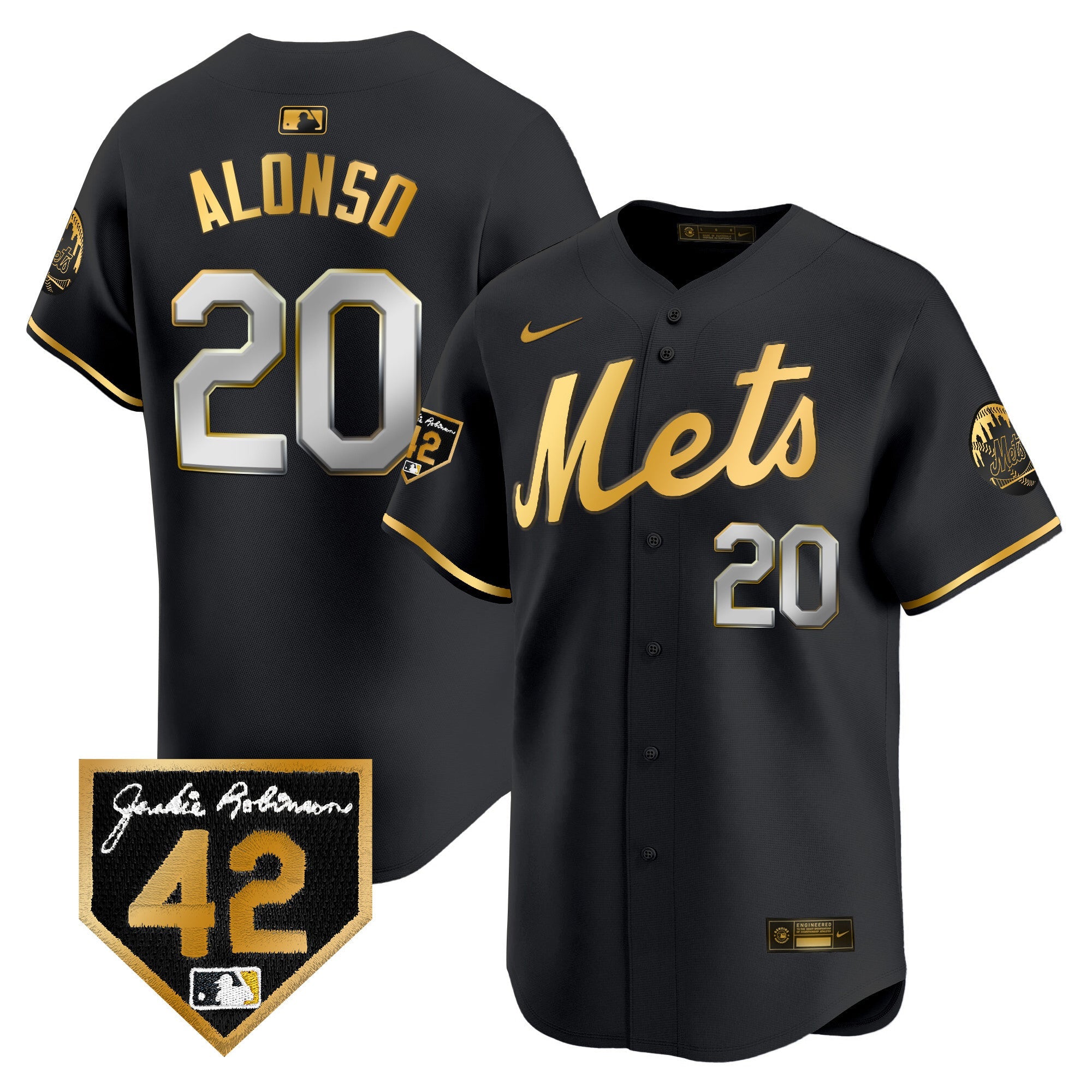 Men’s New York 2024 Jackie Robinson Patch Vapor Premier Limited Jersey
