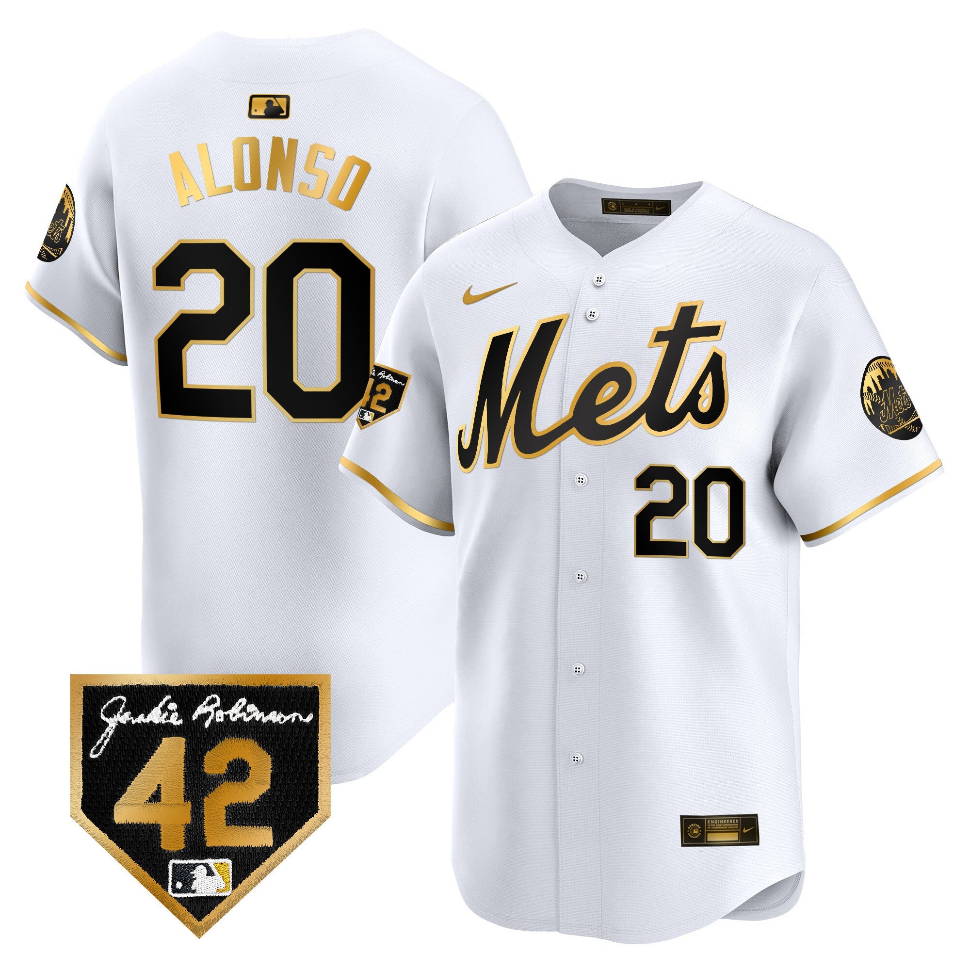 Men’s New York 2024 Jackie Robinson Patch Vapor Premier Limited Jersey