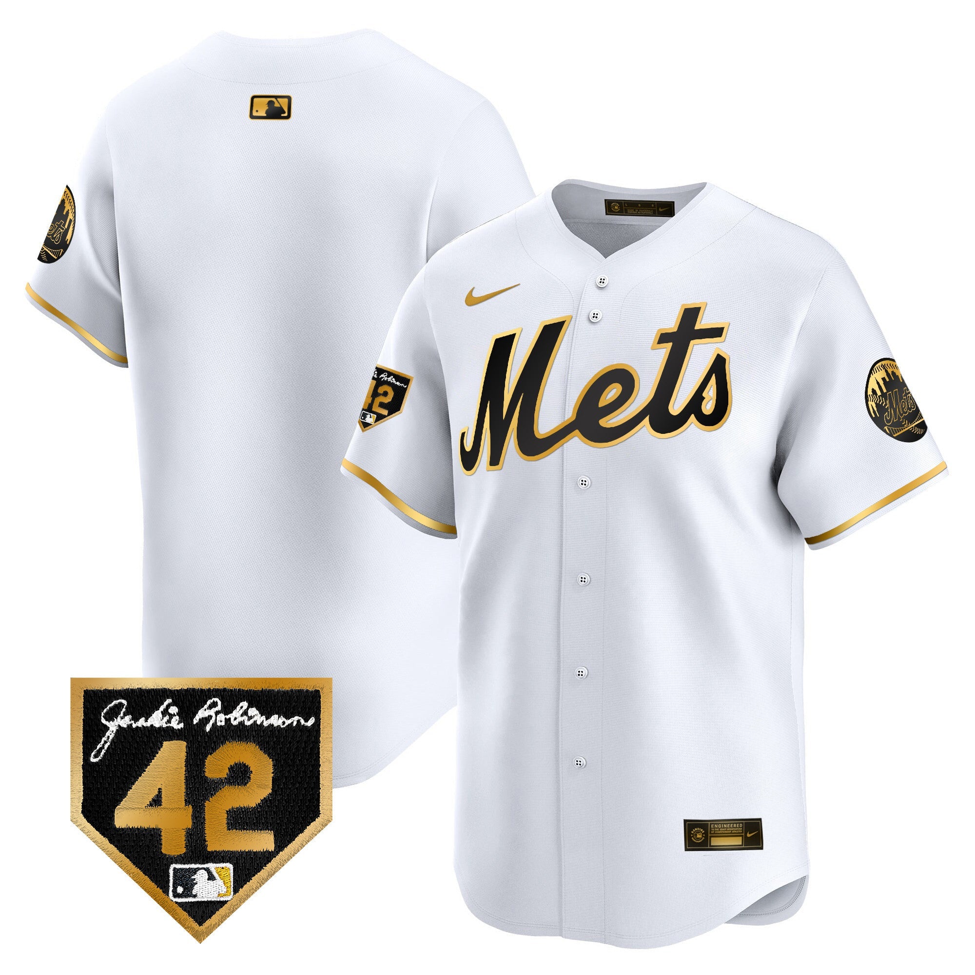 Men’s New York 2024 Jackie Robinson Patch Vapor Premier Limited Jersey