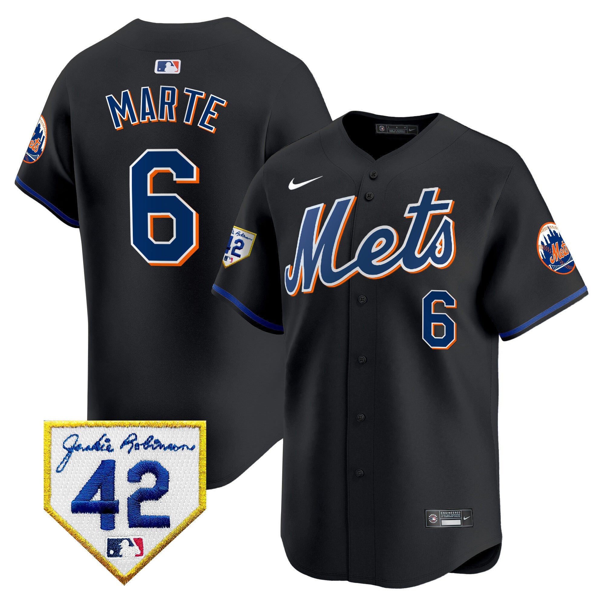 Men’s New York 2024 Jackie Robinson Patch Vapor Premier Limited Jersey